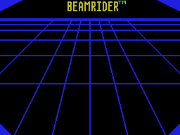 Beamrider title screen for Colecovision